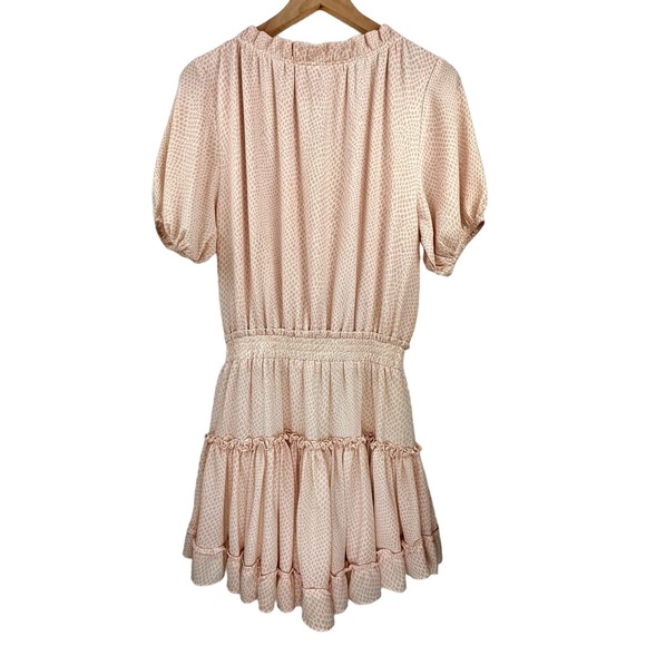 Buddy Love Coquette Dress Womens Small Mini Tiered Ruffle Milkmaid Cottage NWOT - Picture 3 of 13